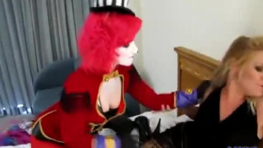 turned into a horny clown